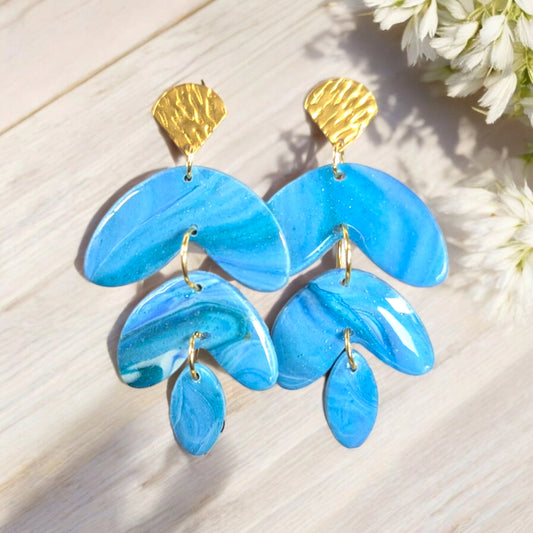 Boucles d'oreilles Uniques Argile polymère